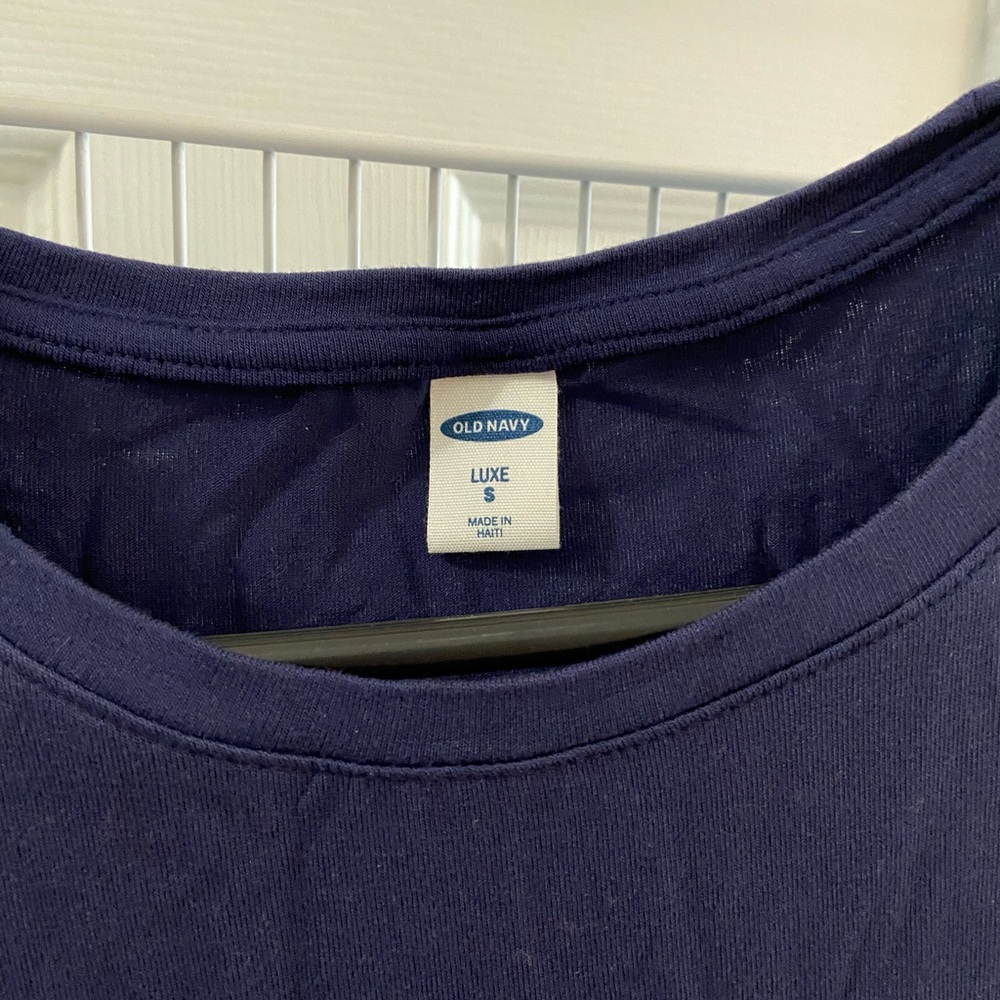 Navy blue T-shirt